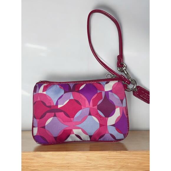 Y2K Coach 14747 Poppy Kaleidoscope Glam Tote/Crossbody/Wristlet Set - Picture 9 of 16